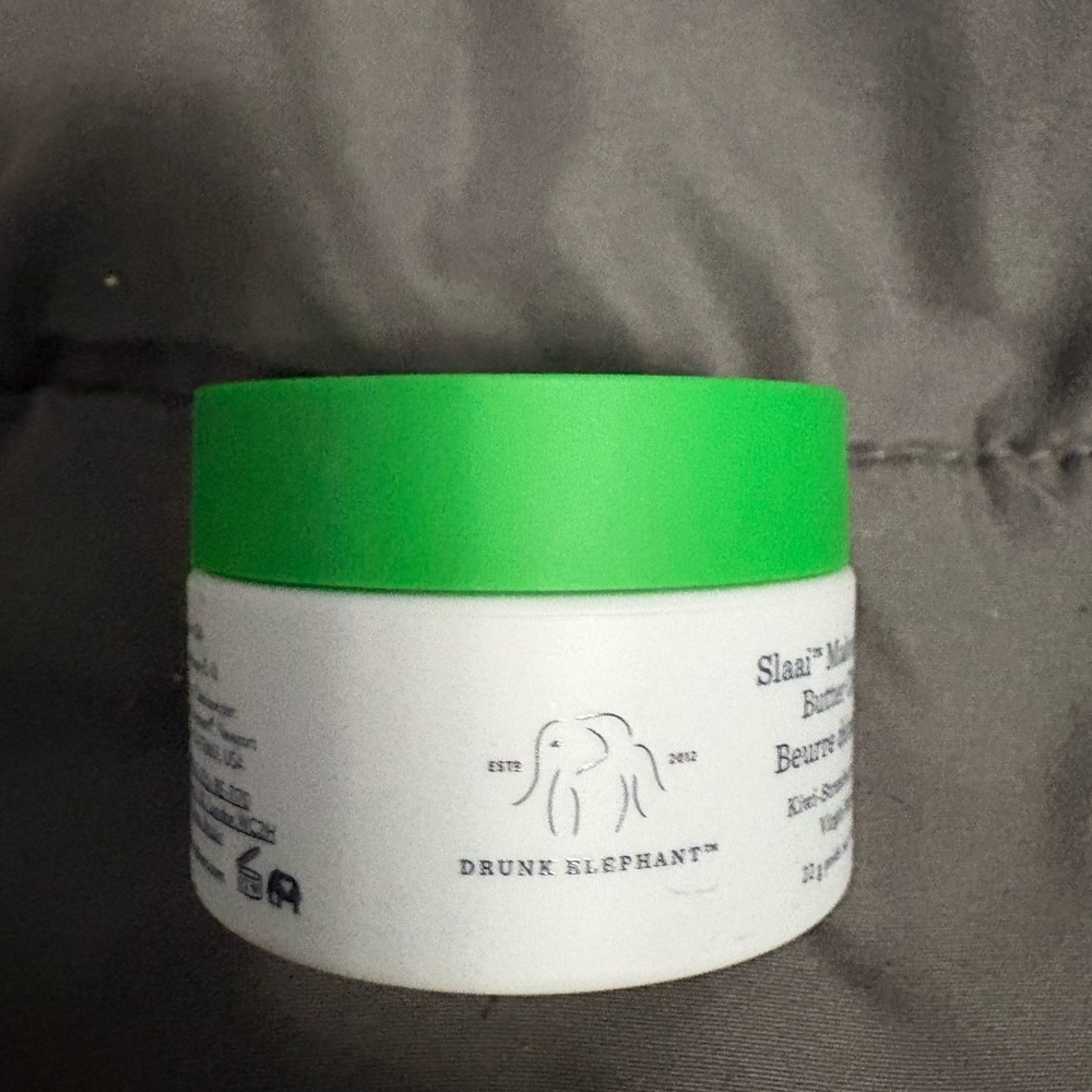 Drunk Elephant Slaai Makeup-Melting Butter Cleanser - Green and White - Picture 3 of 3